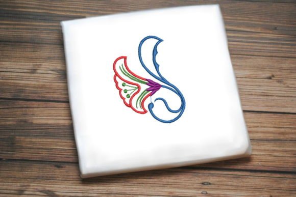 Charming Cute Multicolored Flower Embroidery