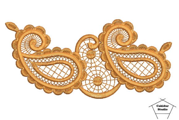 Elegant Duo Paisley Border for Seasonal Embroidery