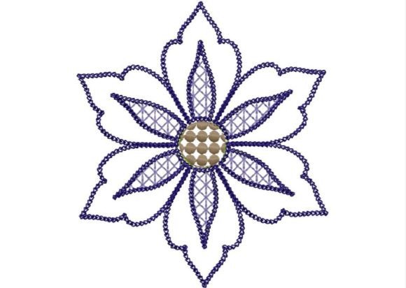 Hemstitch Flower: A Versatile Seasonal Embroidery Design