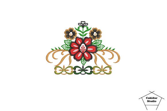 Lovely Flowers: A Joyful Embroidery Design