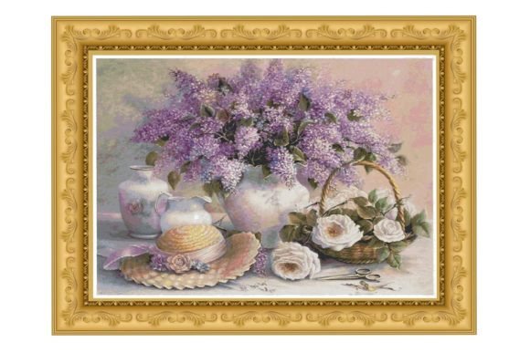 Review: Counted Cross Stitch Pattern-Flowers 107