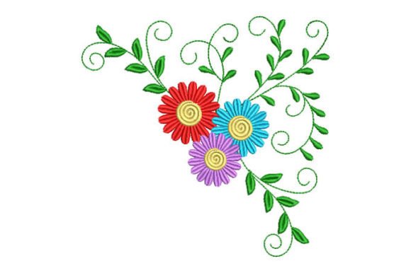 Review: Three Color Flowers with Leaves