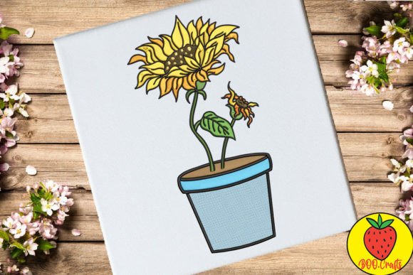 Stunning Beautiful Sunflower Pot Design