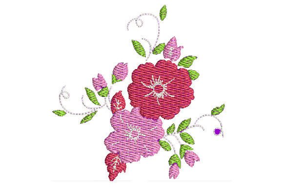Wallflower Bouquet: A Charming Addition to Your Embroidery Collection